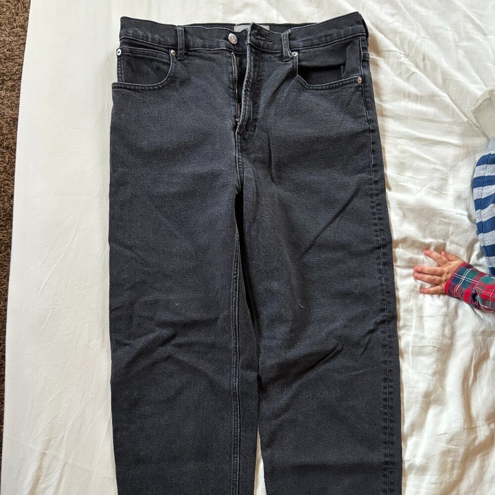 Everlane Way High Jean in True Black Size 30